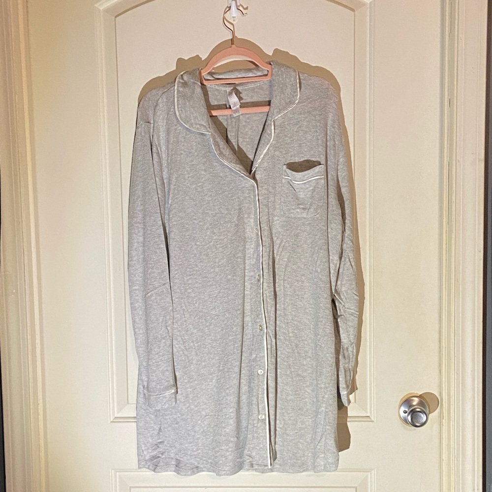 Women's Perfectly Cozy Nightgown - Stars Above™ Light Gray / XXL